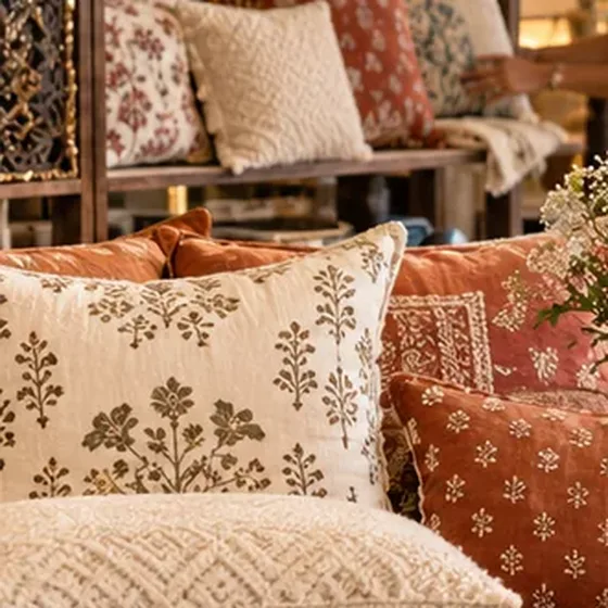 Jaipur Block Print Cushion Covers (Set of 2)