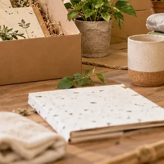 Handmade Seed Paper Journal